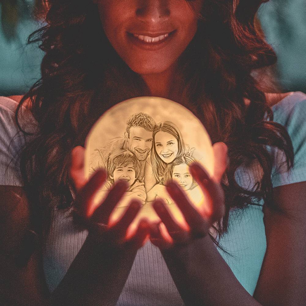 07. 3D Photo Moon Lamp