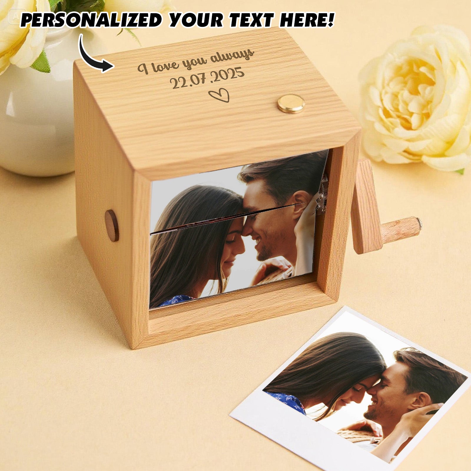02. Personalized Text and Music Flipbook Frame
