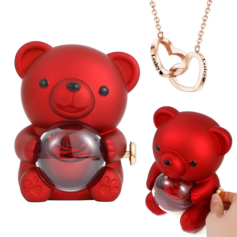 09. Rose Bear Jewelry Set
