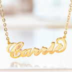 08. Custom Carrie Style Name Necklace