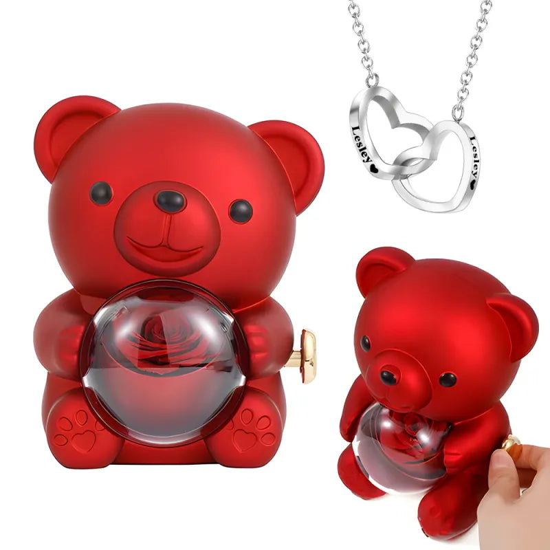 09. Rose Bear Jewelry Set