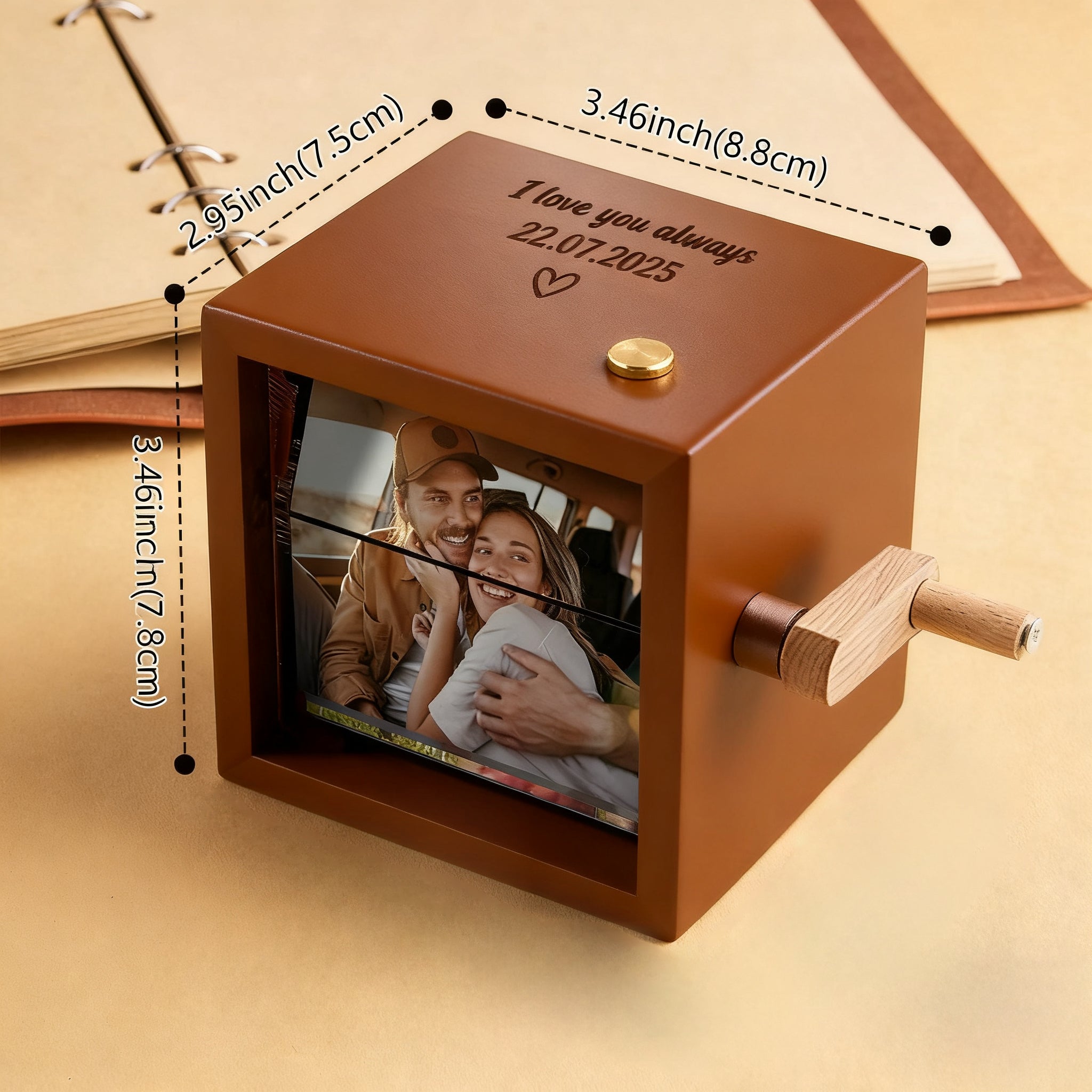 02. Personalized Text and Music Flipbook Frame